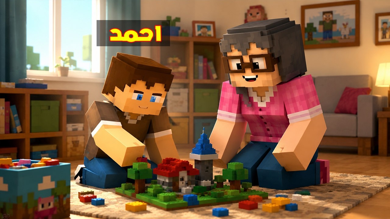فلم ماين كرافت : احمد البطل الصغير !!؟ 🔥😱