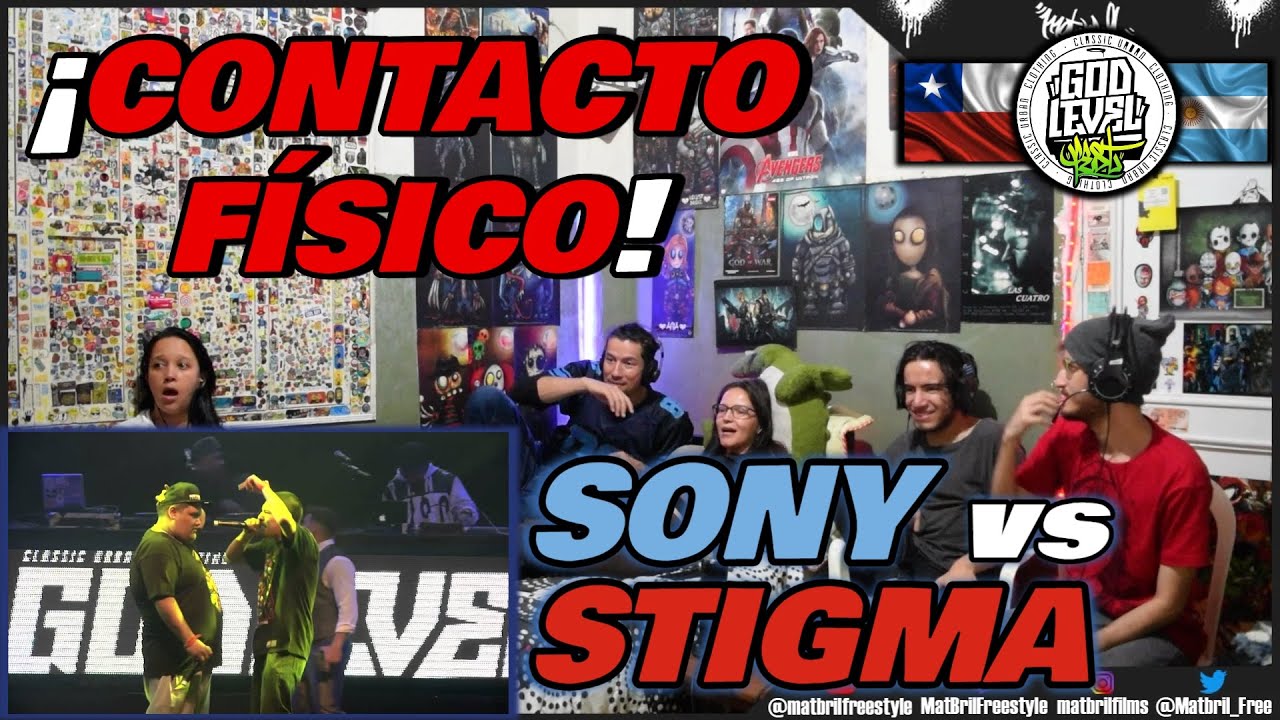 🔴COLOMBIANOS REACCIONAN a SONY vs STIGMA - ¡CONTACTO FÍSICO! [GOD LEVEL 2016]