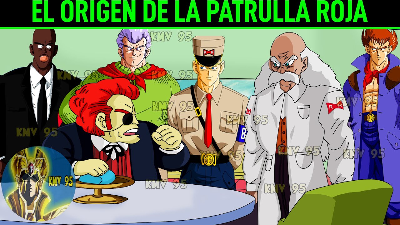 La Historia y Origen de la Patrulla Roja! Dragon Ball