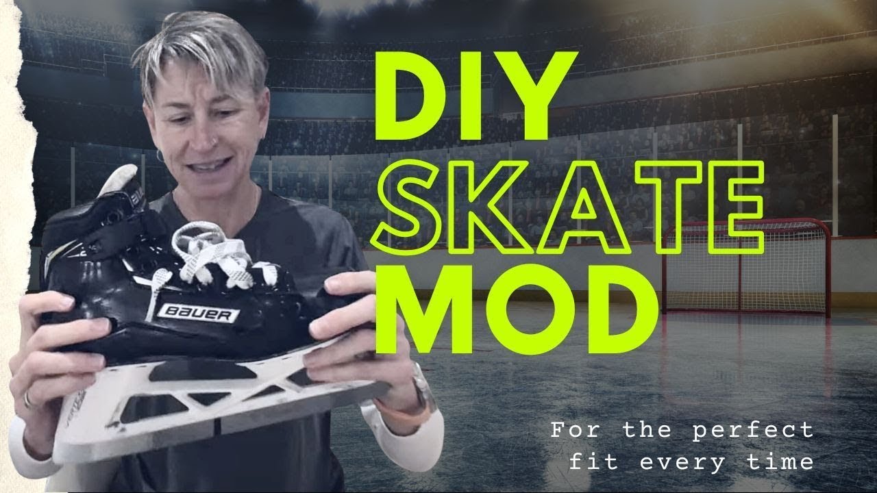 Simple Goalie Skate Modification for custom fit