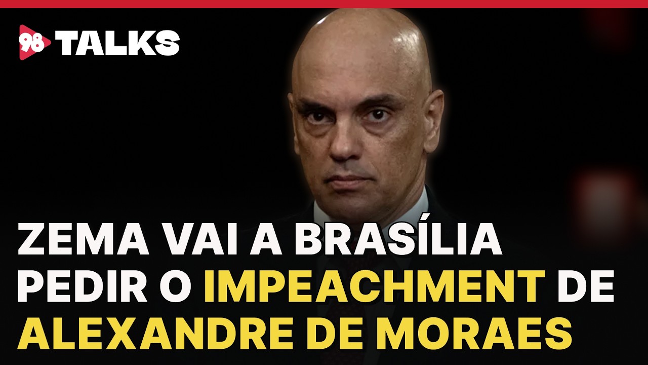 Zema anuncia pedido de impeachment de Alexandre de Moraes no Senado