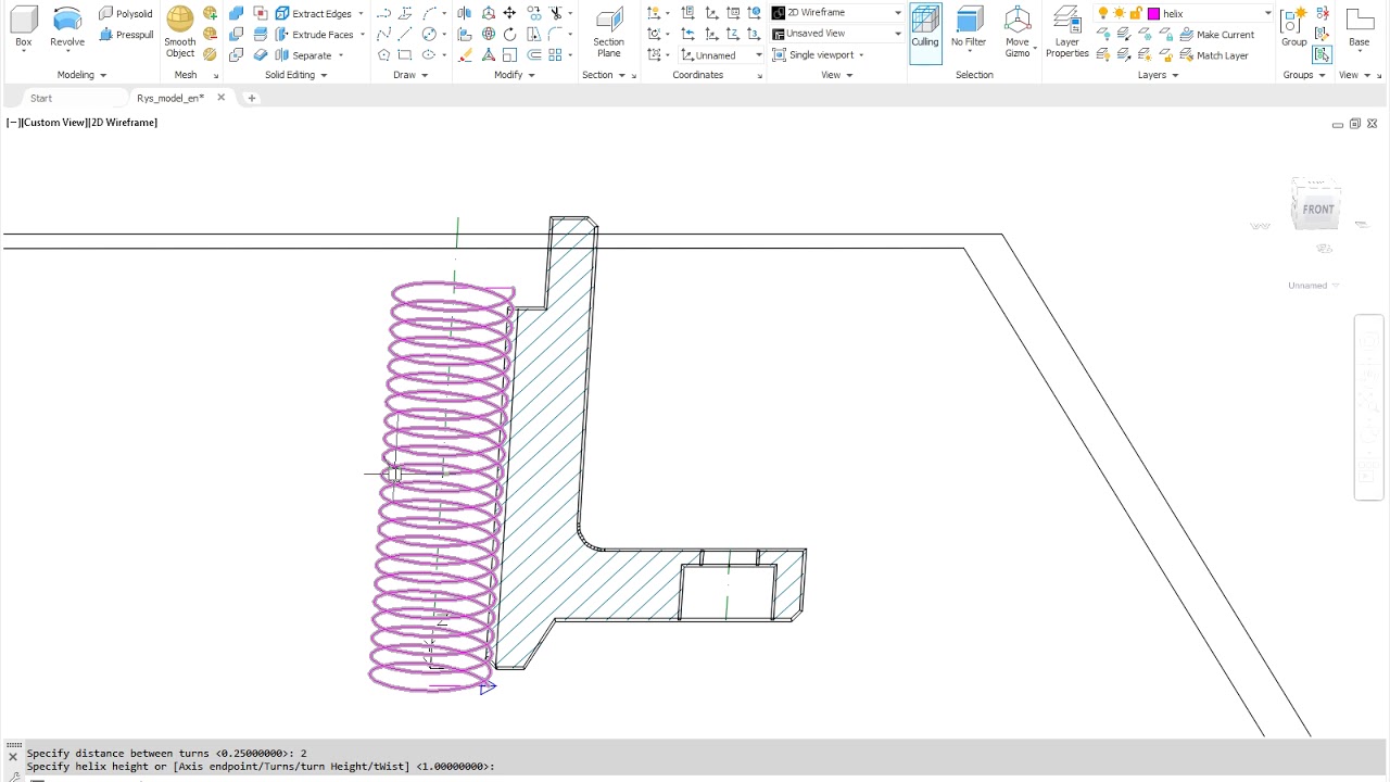3D rotary model