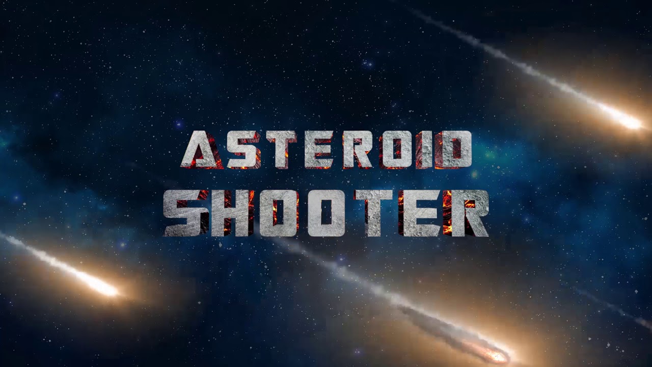 ASTEROID SHOOTER GAME INTRO