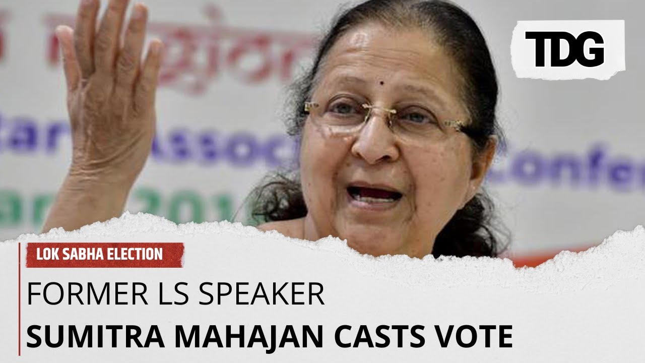 Lok Sabha Election 2024: Former LS Speaker Sumitra Mahajan Casts Vote | The Daily Guardian