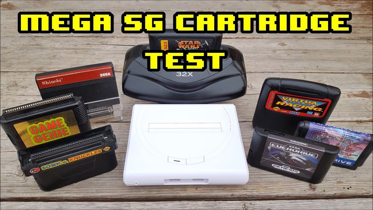 Тест аналогового картриджа SEGA Mega Sg: Everdrive, Game Genie, Multicart, Virtua Racing и другие