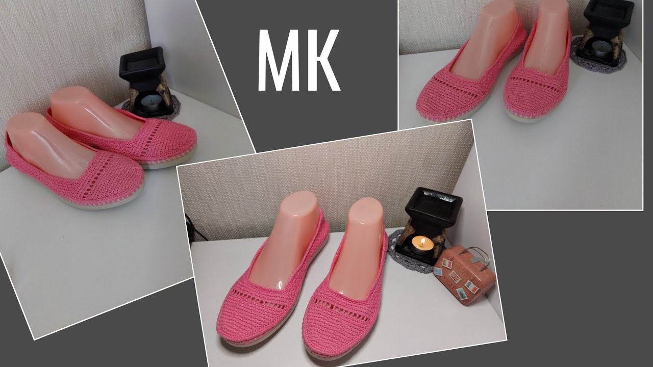 Вязаная обувь крючком. Мокасины,,НЕЖНАЯ РОЗА 