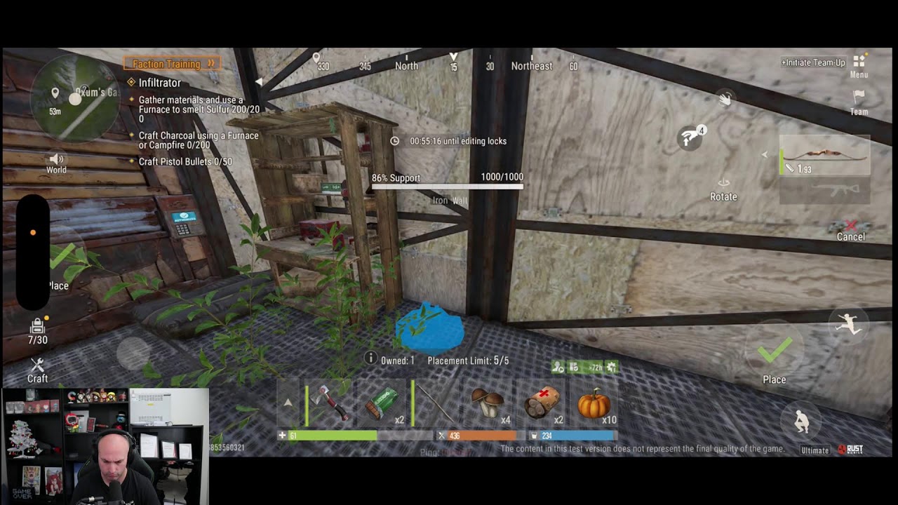 Rust Mobile Closed Beta Test Day 6 #sponsored