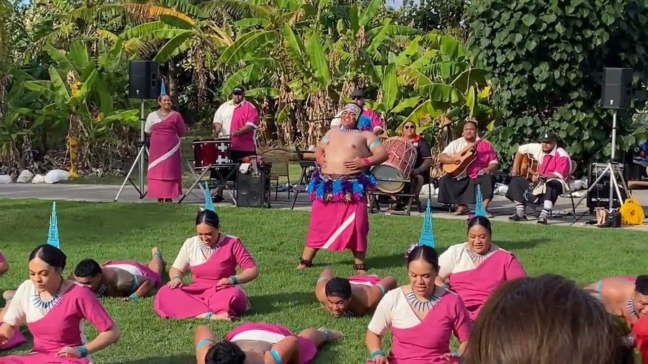 Tagata Mai Saute performing in the Village of Samoa @PCC 2024