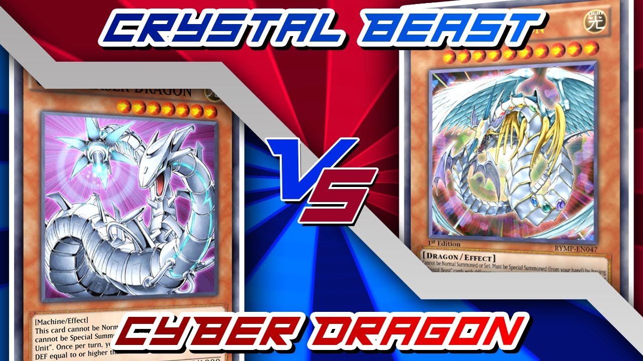 YU-GI-OH! TCG | DUELO SINGULAR! CYBER DRAGON VS CRYSTAL BEAST | CLÁSSICOS DO GX!