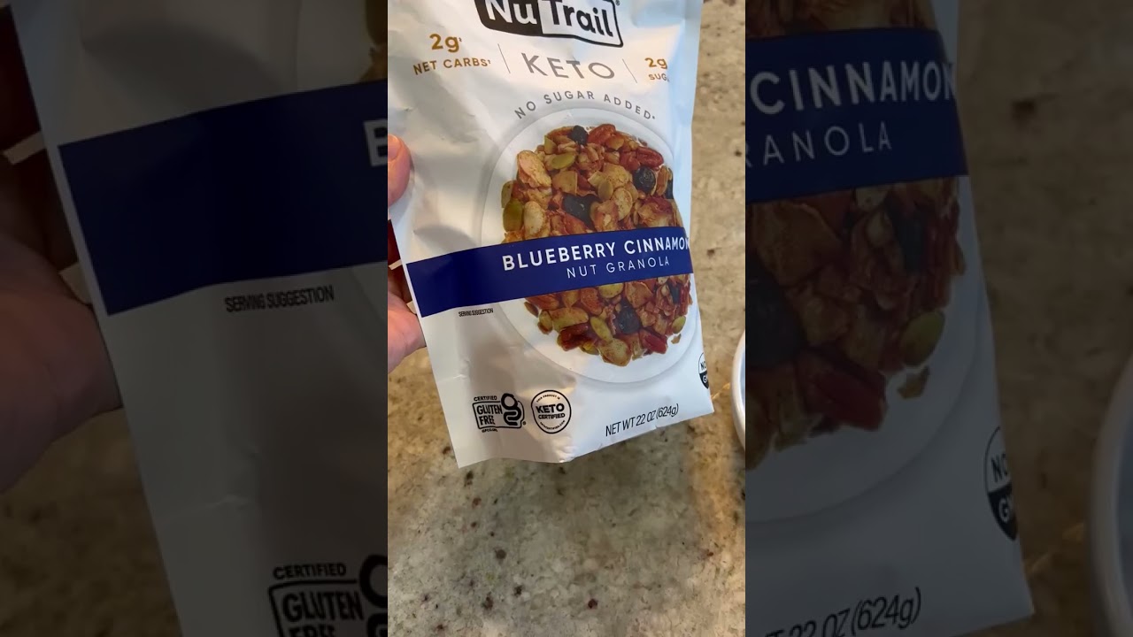 NuTrail Nut Granola, Blueberry Cinnamon, No Sugar Added, Gluten Free, Grain Free Review