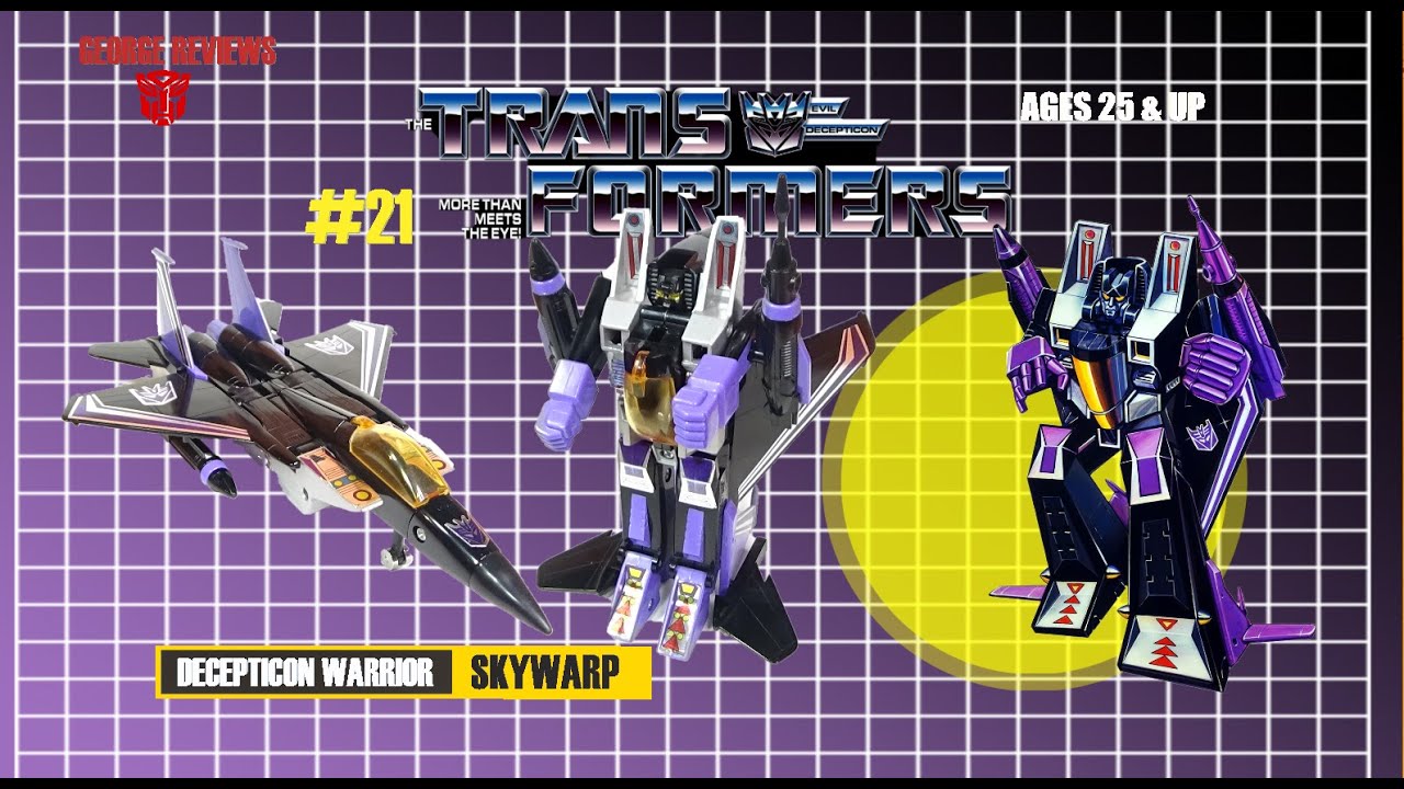 TRANSFORMERS G1 DECEPTICON SKYWARP VINTAGE TOY REVIEW