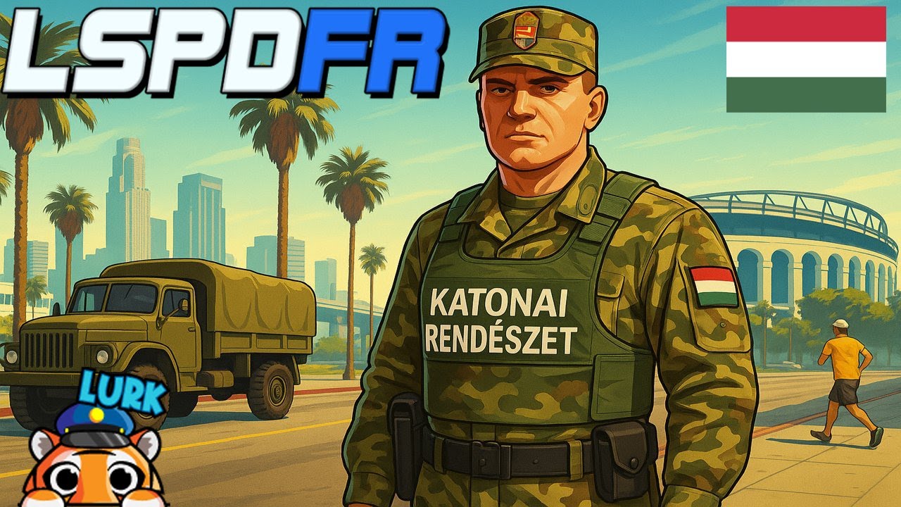 Katonai Rendészet 🚨🎖️ GTA V LSPDFR #28 #lspdfr #magyarmod