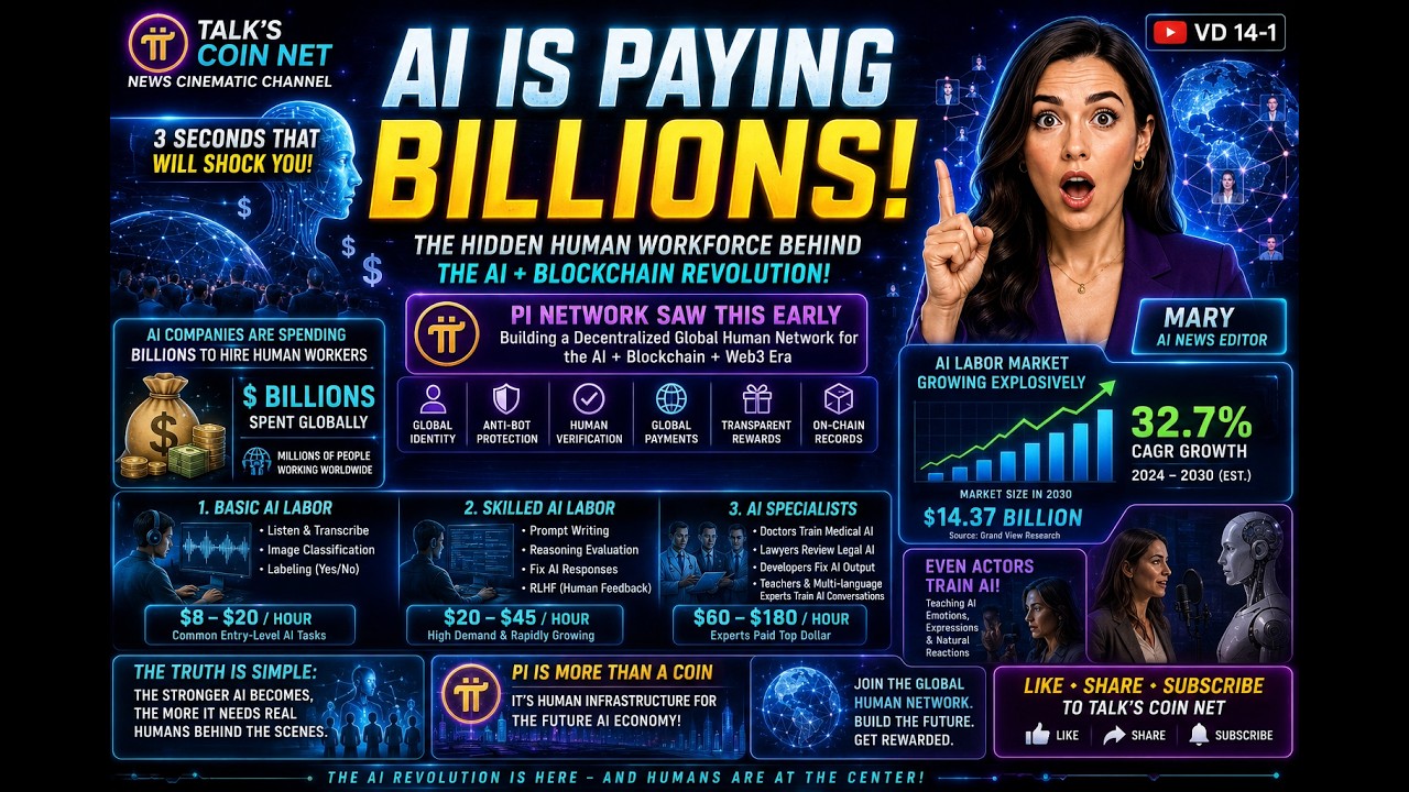 AI IS SECRETLY PAYING BILLIONS?! 🚨 Pi Network May Already Be Building The Future Workforce