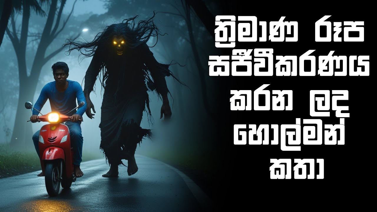 ත්&zwj;රිමාණ රූප සජීවීකරණය කරන ලද හොල්මන් කතා  | Holman katha | (සත්&zwj;ය කතාවකි ) 😱😱😱