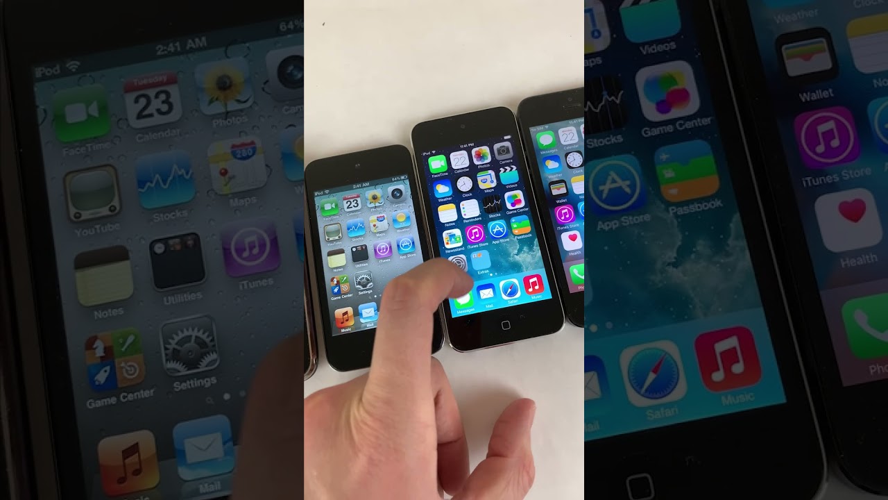 Эволюция домашнего экрана iOS!