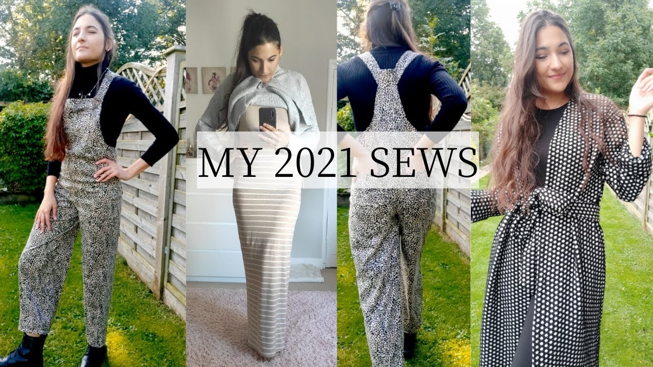 MY SEWING MAKES OF 2021 | SEWING MY FIRST GARMENTS | SEW AND TELL JANUARY 2021|MAKE NINE #SEWANDTELL