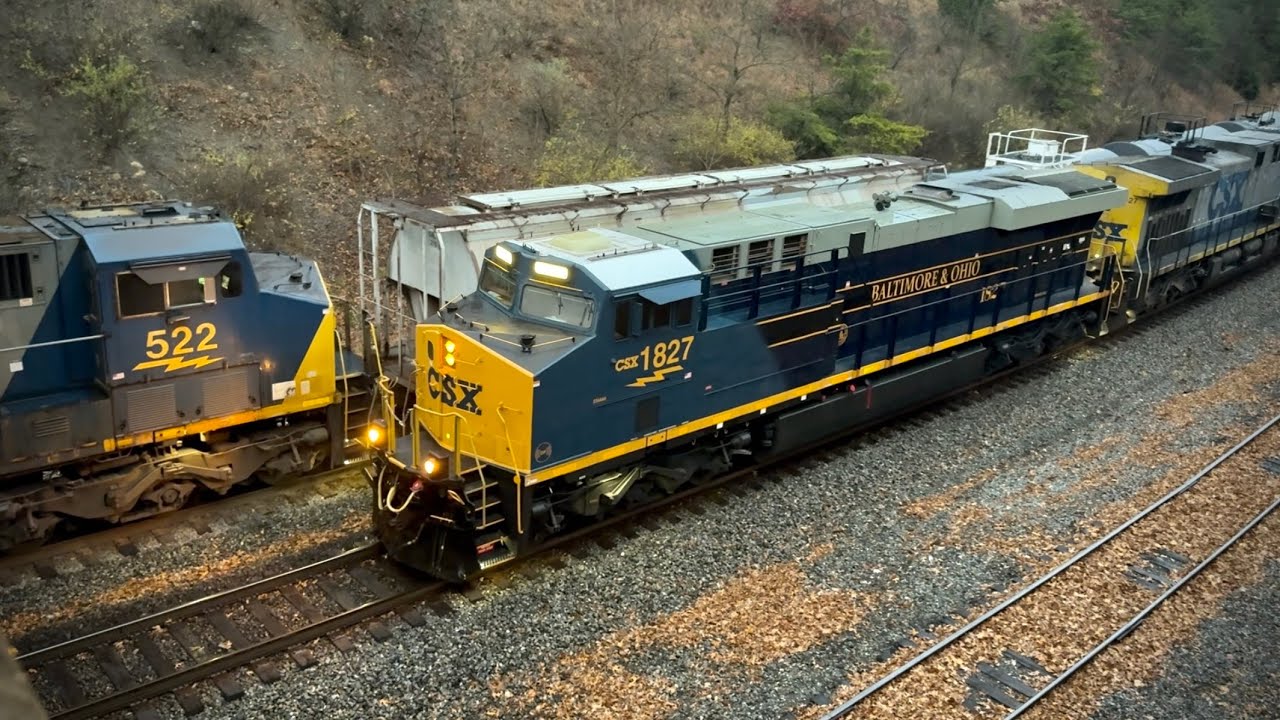Fall Frenzy On The CSX! Ft. 8 Heritage Units, Foreign Power & Much More! Cumberland, MD Fall 2025  
