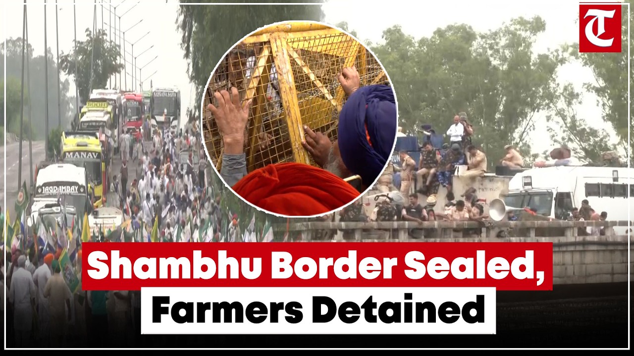 Haryana seals Shambhu border as farmers head to Delhi for Kisan Mahapanchayat