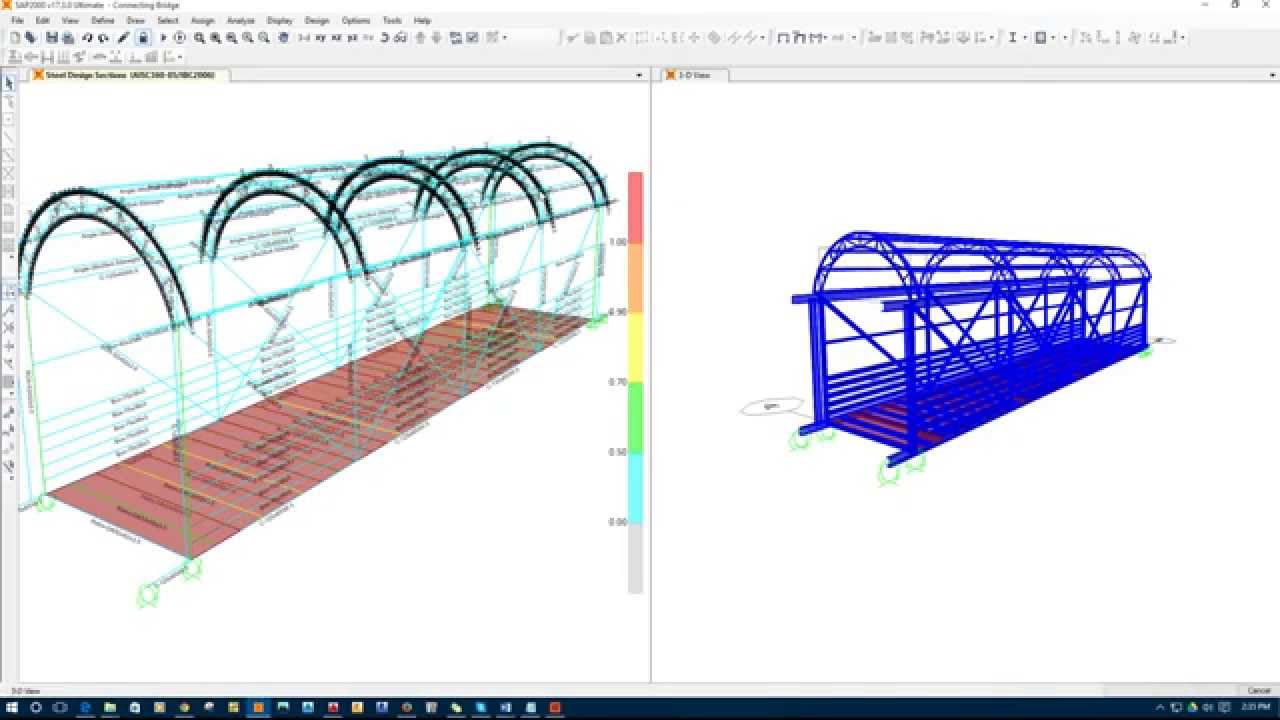 How to Assign Open Frame Wind Load for Open Frame Structure Design in SAP2000