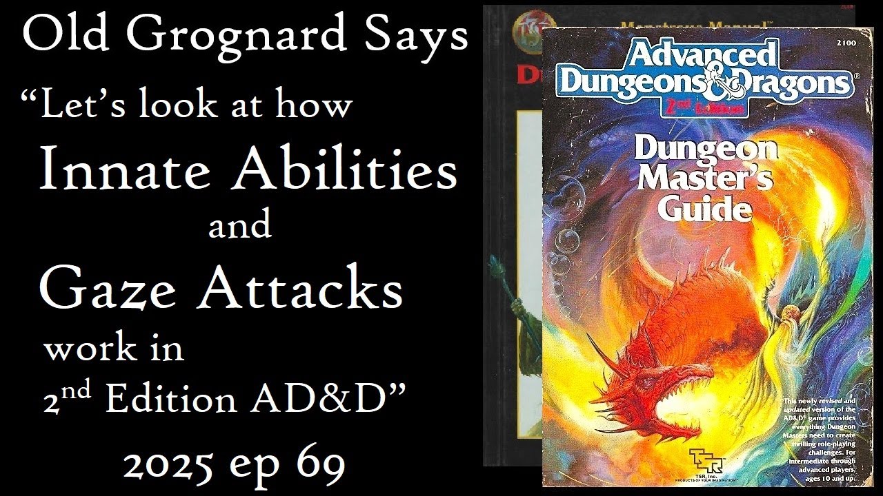 AD&D 2nd Edition: Spell-Like Abilities and Gaze Attacks