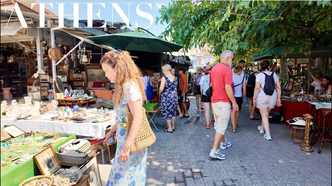 Athens Greece | Sunday in Monastiraki Flea Market