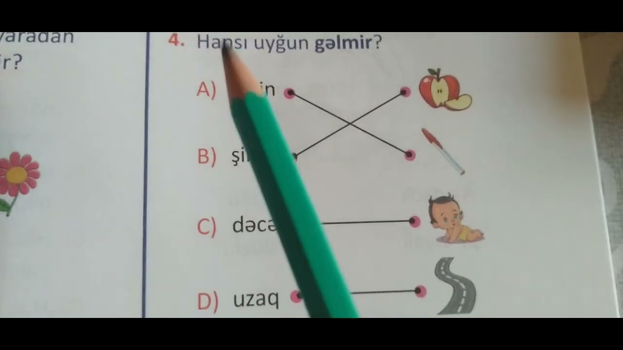 3-cü sinif test nömrə-26 səh.51-52 Azərbaycan dili.Çinar yayımları Yarpaq testi
