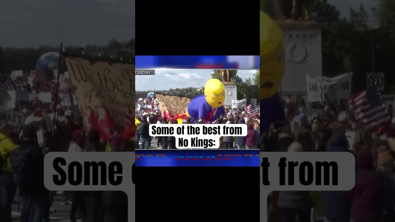 Лучшие моменты митинга No Kings: