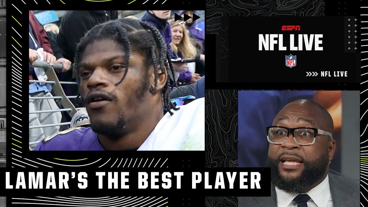 Lamar Jackson is the MVP and the best player too! - Marcus Spears | NFL Live