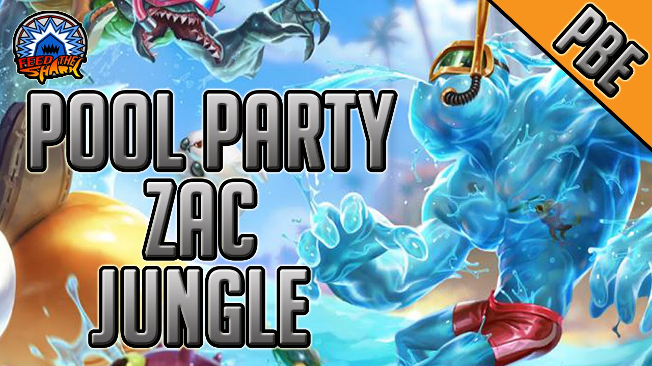 League of Legends - Pool Party Zac Jungle - Full Game Commentary