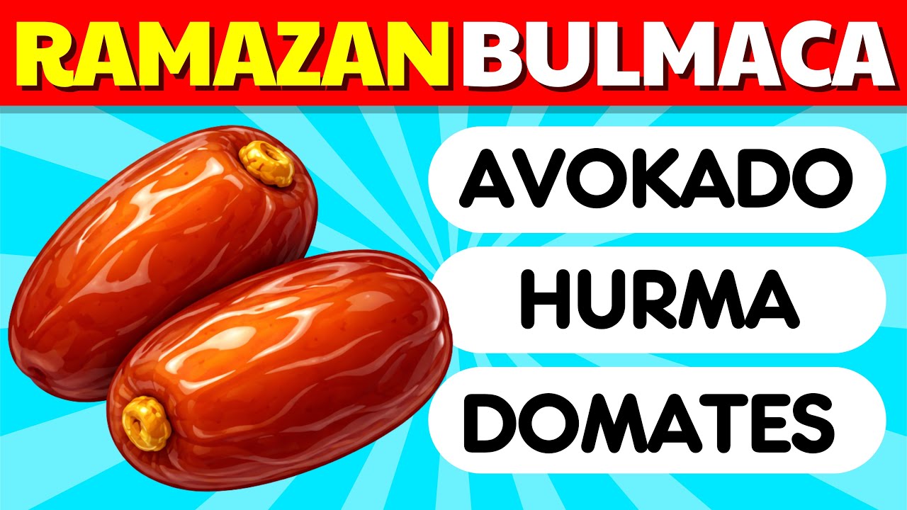 RAMAZAN BULMACA 🕋🥰 Ramazan Bilgini Test Et İslam Quiz Ramazan Test