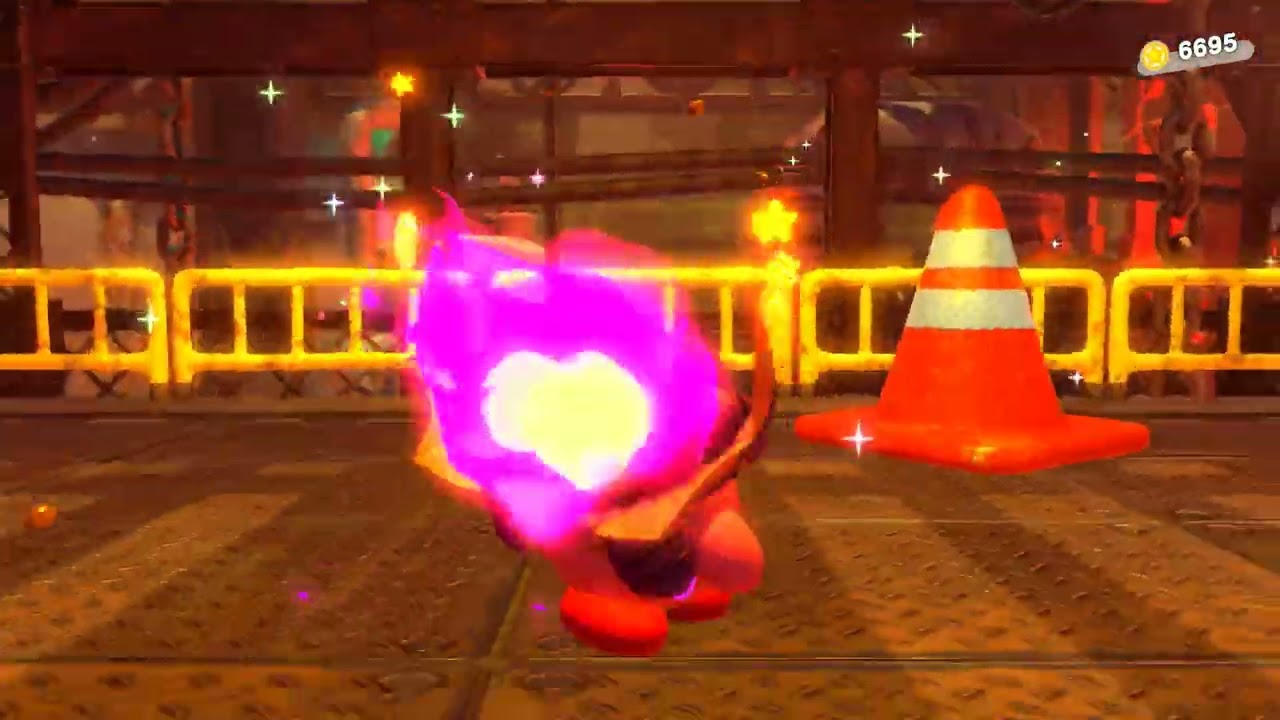 All Gotcha Capsules in Burning (4), Churning Power Plant | Kirby and the Forgotten Land