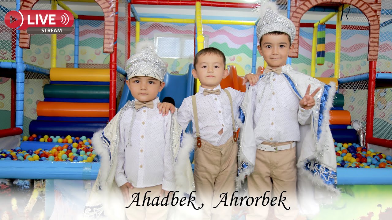 Ahadbek, Ahrorbek (19.08.2023) Sunnat to'y