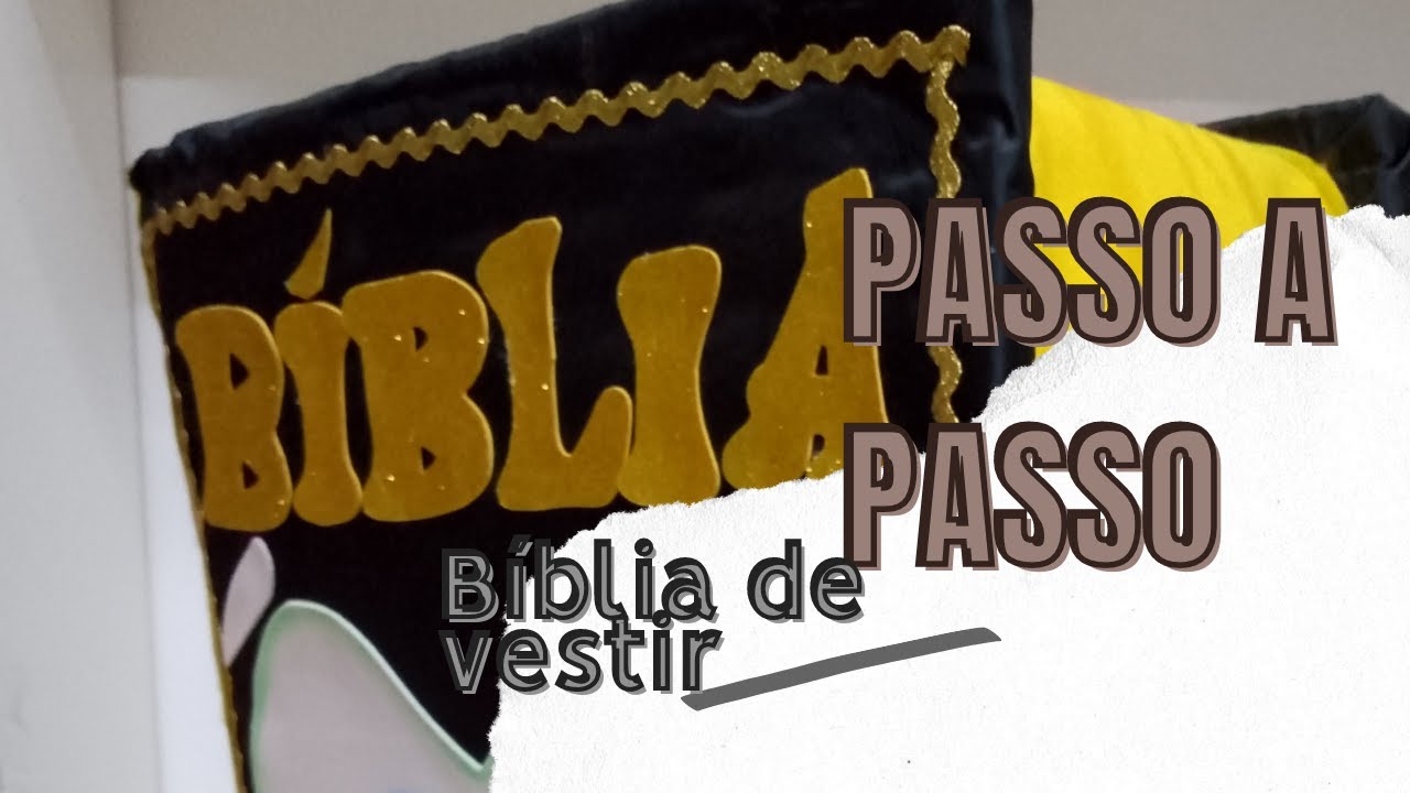 passo a passo bíblia de vestir / #artes e #desing  / #feitoamao #artesanatoinfantil