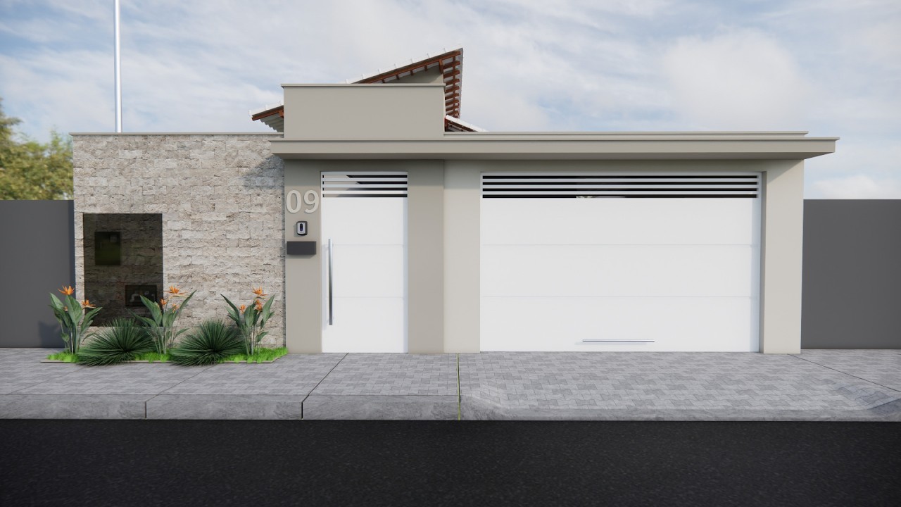 Design de Interiores Casa 47m²  Projeto Clean, Aconchegante e Funcional