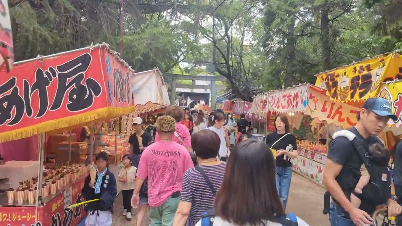 高浜おまんと祭り 春日神社境内を散歩 2023.10.1 walking
