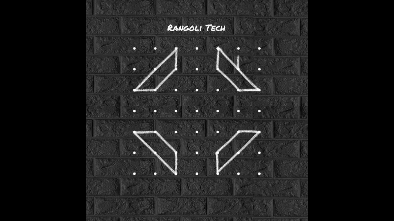 Daily simple kolam 7 x 7 dots🌸🌸easy rangoli