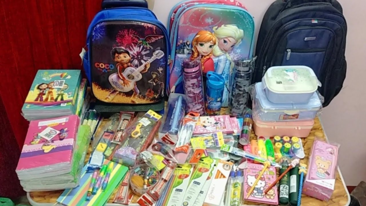مشتريات ادوات المدرسه لاولادى2022/2021/سبلايز مدرسهBake to school