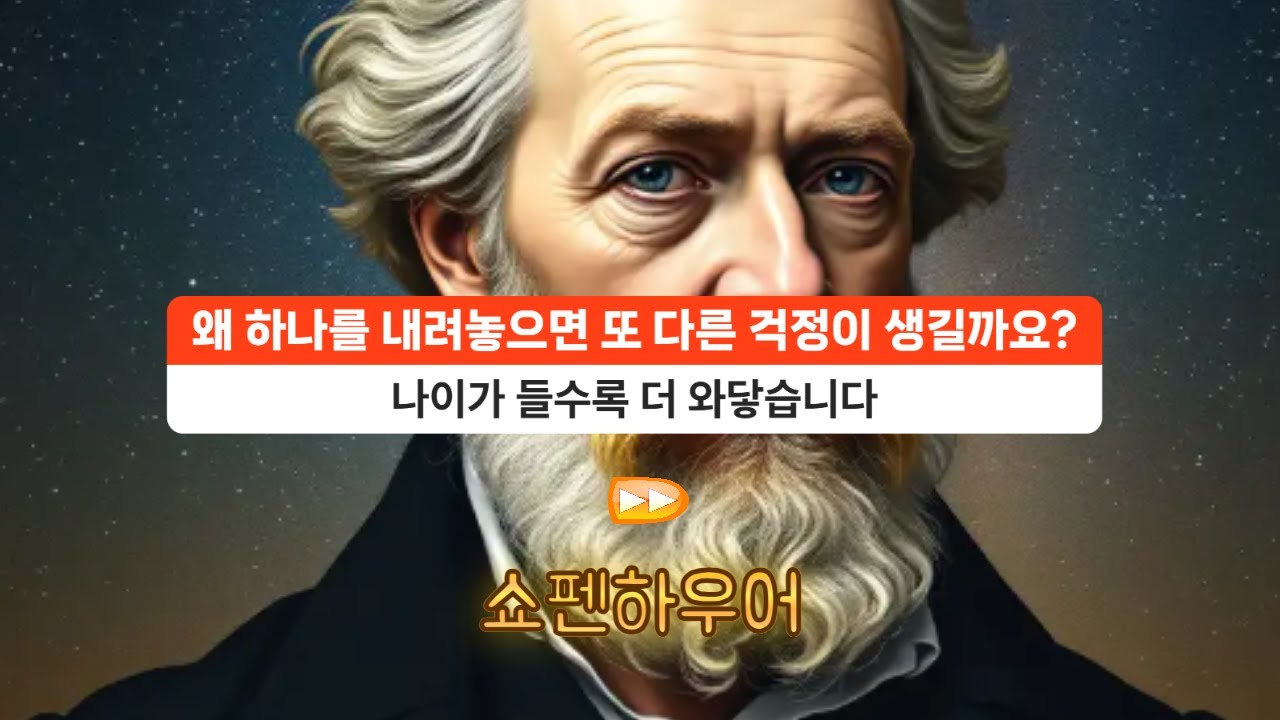 왜 하나를 내려놓으면 또 다른 걱정이 생길까요? | 행복해지려고 했는데, 왜 더 힘들어질까? | 쇼펜하우어의 통찰