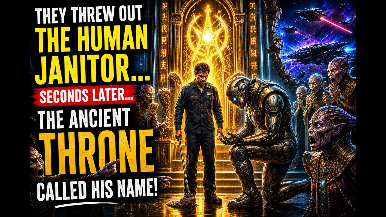 Aliens Threw the Human Janitor Out of the Royal Hall &ndash; Seconds Later the Ancient Throne Called His