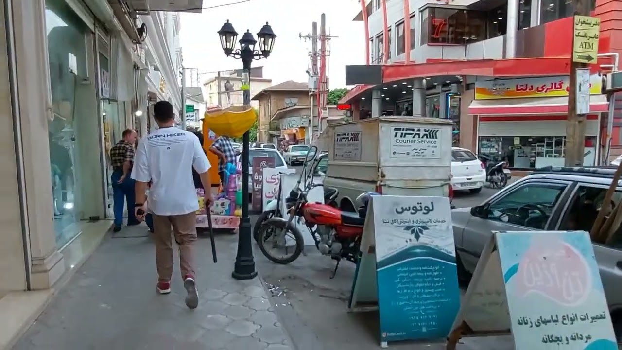 walking tour and driving tour in roudsar