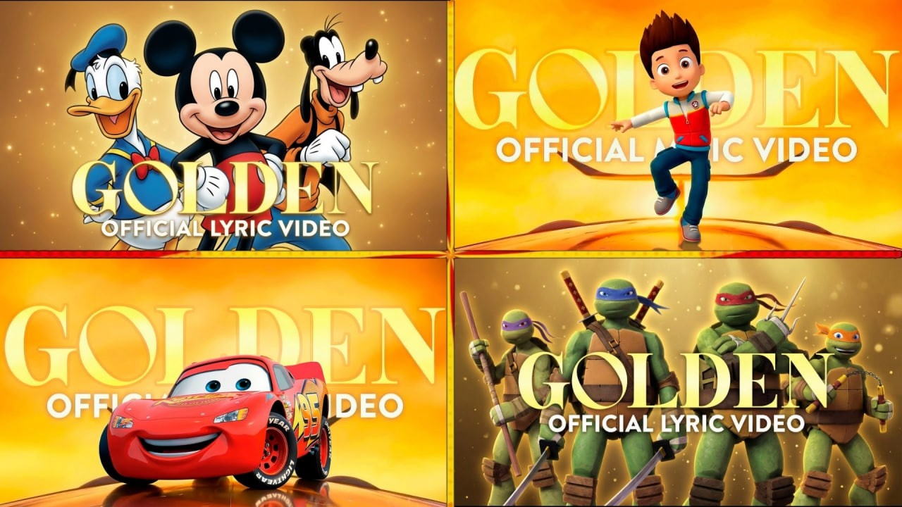 GOLDEN X MICKEY MAUSE🆚GOLDEN X PAW PATROL🆚GOLDEN X LIGHTING MQCUEEN🆚GOLDEN X NİNJA TURTLE(GOLDEN)#25