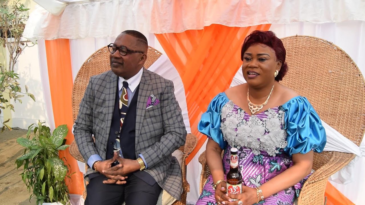 Le mariage coutumier de Marneille & Hubert Lumpo à Brazzaville.
