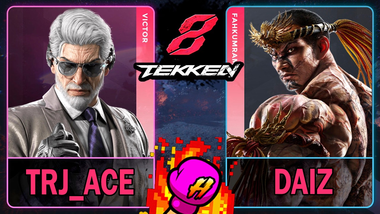 Tekken 8 Trj_Ace (VICTOR) VS DaiZ (FAHKUMRAM)🥊 鉄拳8🥊4K 60ᶠᵖˢ🥊T8🥊TK8 #tekken