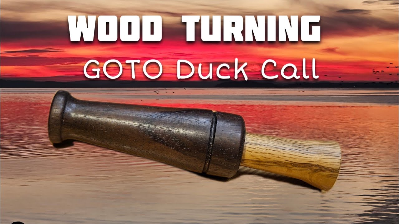 Wood Turning - How I made a Complete Duck Call
