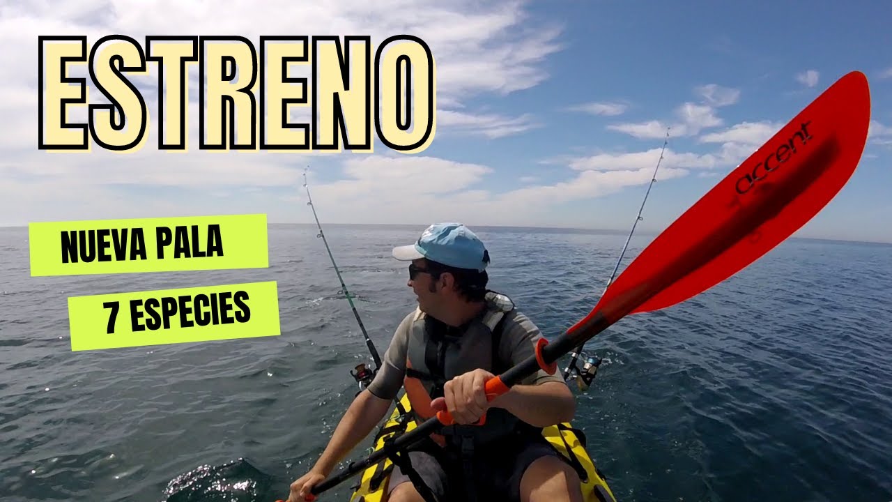 PESCA KAYAK: ESTRENO PALA CARBONO🛶🎣😎