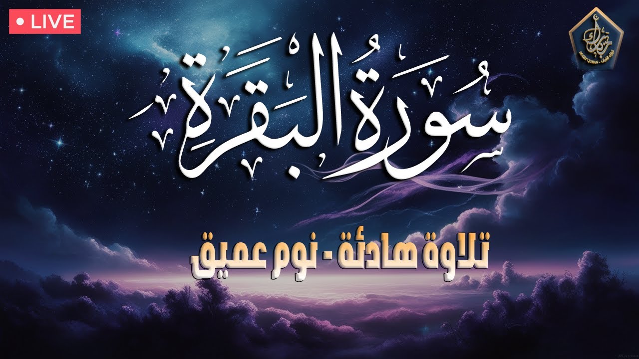سورة البقرة للمساعدة على نوم عميق | أخذها بركة ولا تستطيعها السحرة | تلاوة خاشعة تريح القلبAl-Baqara