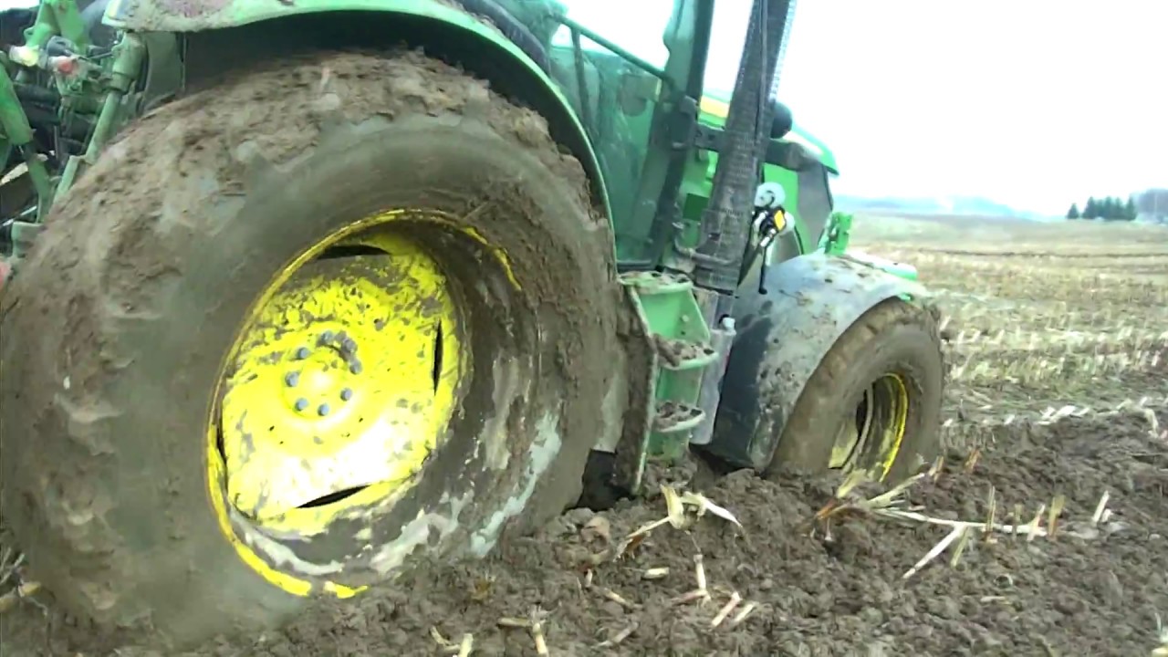 Jesień 2016 w trudnych warunkach ☆ John Deere 6115R & Massey Ferguson 6475