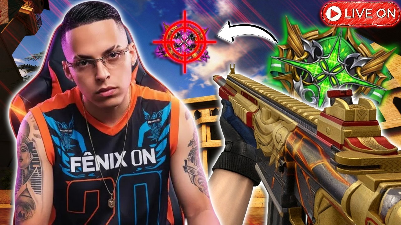 🔴CROSSFIRE - CHEGUEI RANKED ON💀 | !PIX