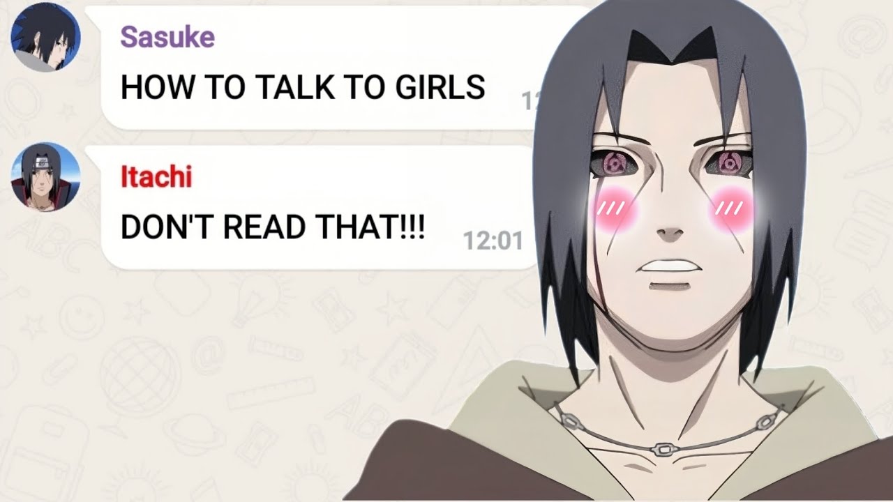 If SASUKE got ITACHI SEARCH HISTORY but it gets even funnier
