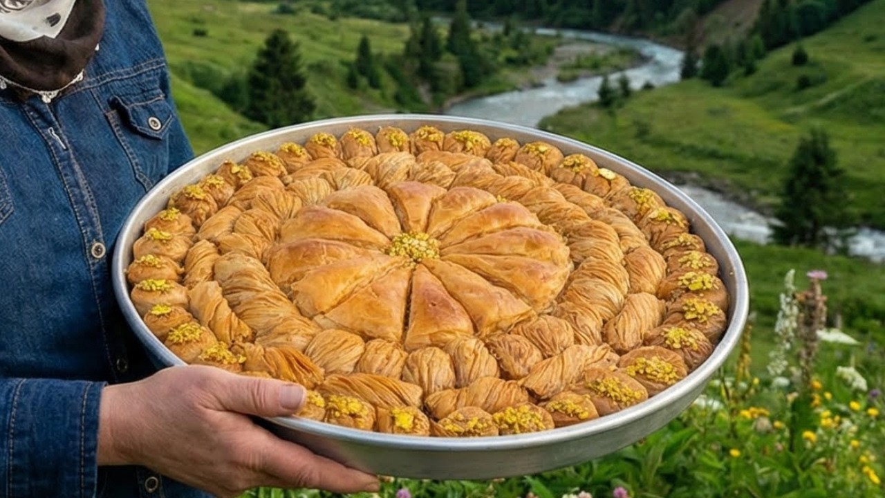 Bir Hamurdan  1 Tepside 4 Çeşit Baklava Yapan Var mı❓Çıtır Çıtır, Altın Rengi Efsane Lezzet💯